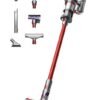Aspirateur Dyson V11 Fluffy, nickel/rouge