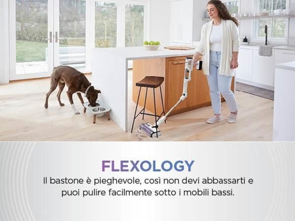 Aspirateur sans fil Shark Ninja Detect Pro avec vidange automatique, blanc/rose