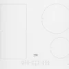 Plaque de cuisson à induction encastrable Beko HII64200FMTW 60 cm, blanche, 4 zones