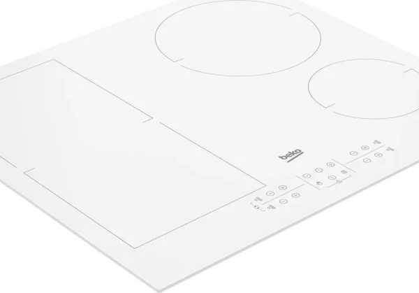 Plaque de cuisson à induction encastrable Beko HII64200FMTW 60 cm, blanche, 4 zones