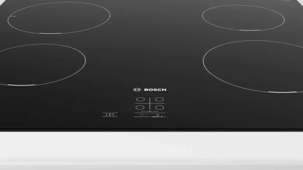 Plaque de cuisson à induction Bosch Série 2 PUG611AA5E noire 60 cm avec 4 zones de cuisson