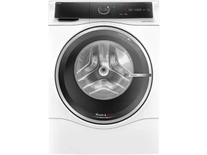 Lave-linge séchant BOSCH WNC254A0IT, chargement frontal, capacité de lavage 10,5 kg, capacité de séchage 6 kg, 18 programmes, profondeur 62,2 cm, blanc, classe énergétique A + lot de 4 pieds anti-vibrations KOENIC pour lave-linge + désodorisant d'intérieur MELICONI ECO PARFUM FRESH MUSK