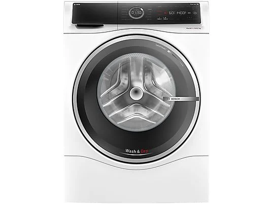 Lave-linge séchant BOSCH WNC254A0IT, chargement frontal, capacité de lavage 10,5 kg, capacité de séchage 6 kg, 18 programmes, profondeur 62,2 cm, blanc, classe énergétique A + lot de 4 pieds anti-vibrations KOENIC pour lave-linge + désodorisant d'intérieur MELICONI ECO PARFUM FRESH MUSK