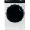 Lave-linge séchant HAIER HWD80-B14979-IT, chargement frontal, capacité de lavage 8 kg, capacité de séchage 5 kg, 14 programmes, profondeur 46,2 cm, blanc, noir, classe énergétique A + lot de 4 pieds anti-vibrations KOENIC pour lave-linge + parfum MELICONI ECO PARFUM MUSC FRAIS