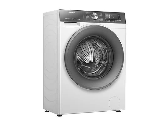 Lave-linge séchant HISENSE WD3S1043BW7 b Lave-linge séchant HISENSE WD3S1043BW7, chargement frontal, capacité de lavage 10,5 kg, capacité de séchage 6 kg, 19 programmes, profondeur 59 cm, blanc/argent, classe énergétique A + lot de 4 pieds anti-vibrations KOENIC pour lave-linge + désodorisant d'intérieur MELICONI ECO PARFUM FRESH MUSK