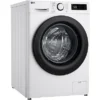 Lave-linge séchant LG AI DD D4R3009NSWB a Lave-linge séchant LG AI DD D4R3009NSWB, chargement frontal, capacité de lavage 9 kg, capacité de séchage 6 kg, 12 programmes, profondeur 56,5 cm, blanc, classe énergétique A + lot de 4 pieds anti-vibrations KOENIC pour lave-linge + désodorisant d'intérieur MELICONI ECO PARFUM FRESH MUSK