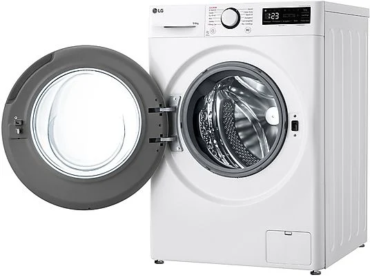 Lave-linge séchant LG AI DD D4R3009NSWB ep Lave-linge séchant LG AI DD D4R3009NSWB, chargement frontal, capacité de lavage 9 kg, capacité de séchage 6 kg, 12 programmes, profondeur 56,5 cm, blanc, classe énergétique A + lot de 4 pieds anti-vibrations KOENIC pour lave-linge + désodorisant d'intérieur MELICONI ECO PARFUM FRESH MUSK