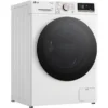 Lave-linge séchant LG AI DD D4R7011TSWG a Lave-linge séchant LG AI DD D4R7011TSWG, chargement frontal, capacité de lavage 11 kg, capacité de séchage 6 kg, 13 programmes, profondeur 56,5 cm, blanc, classe énergétique A + lot de 4 pieds anti-vibrations KOENIC pour lave-linge + désodorisant d'intérieur MELICONI ECO PARFUM FRESH MUSK