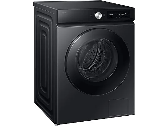 Lave-linge séchant SAMSUNG WD11DB7B85GBU3 b Lave-linge séchant SAMSUNG WD11DB7B85GBU3, chargement frontal, capacité de lavage 11 kg, capacité de séchage 6 kg, 25 programmes, profondeur 60 cm, noir, classe énergétique A + lot de 4 pieds anti-vibrations KOENIC pour lave-linge, parfum MELICONI ECO PARFUM MUSC FRAIS
