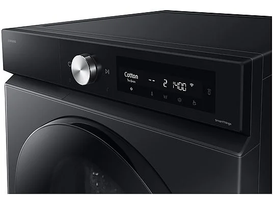 Lave-linge séchant SAMSUNG WD11DB7B85GBU3 bnh Lave-linge séchant SAMSUNG WD11DB7B85GBU3, chargement frontal, capacité de lavage 11 kg, capacité de séchage 6 kg, 25 programmes, profondeur 60 cm, noir, classe énergétique A + lot de 4 pieds anti-vibrations KOENIC pour lave-linge, parfum MELICONI ECO PARFUM MUSC FRAIS