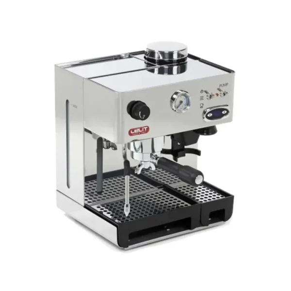 Lelit PL042TEMD a Lelit PL042TEMD - Machine à expresso - 2,7 litres - Café en grains - Café moulu - Broyeur intégré - 1200 W - Acier inoxydable