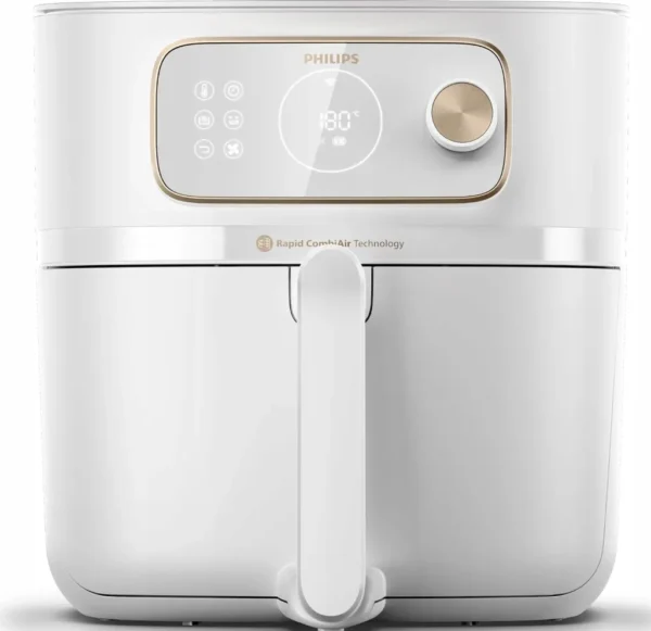 Friteuse à air chaud Philips HD9876/20, 8,3 L, autonome, 2200 W, blanche