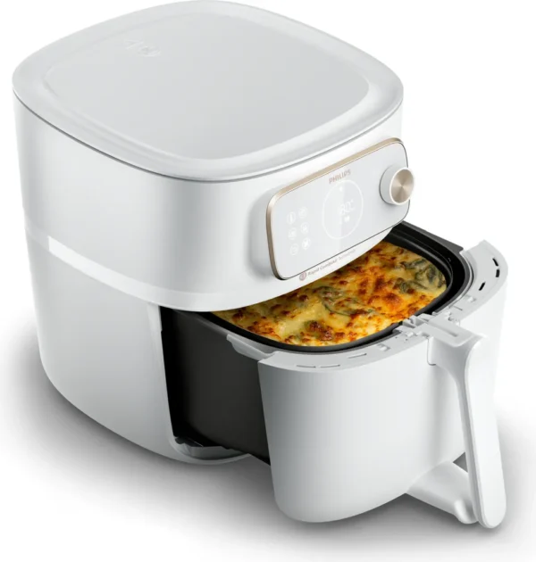 Friteuse à air chaud Philips HD9876/20, 8,3 L, autonome, 2200 W, blanche