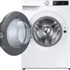 Lave-linge séchant SAMSUNG WD11DG6B85BE, chargement frontal, capacité de lavage 11 kg, capacité de séchage 6 kg, profondeur 600 mm, blanc, classe énergétique D