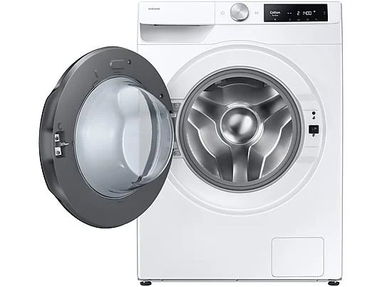 Lave-linge séchant SAMSUNG WD11DG6B85BE, chargement frontal, capacité de lavage 11 kg, capacité de séchage 6 kg, profondeur 600 mm, blanc, classe énergétique D