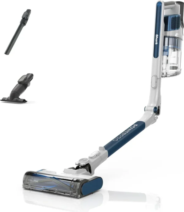 Shark IZ380EU a Aspirateur balai Shark IZ380EU, sans sac, métallisé, bleu marine, 0,7 l, plastique, aluminium